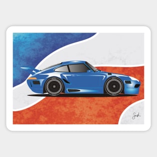 Scenic - German Cup Racer -  Blue Sticker